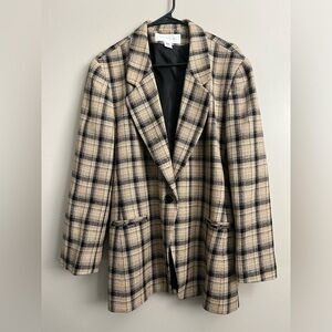 Jones New York plaid Blazer
